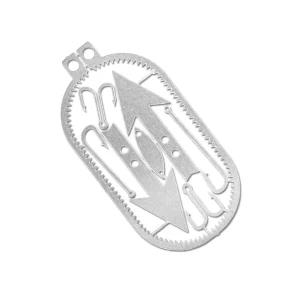 READYMAN | SURVIVAL DOG TAG CARD - Dog Tag con kit di sopravvivenza