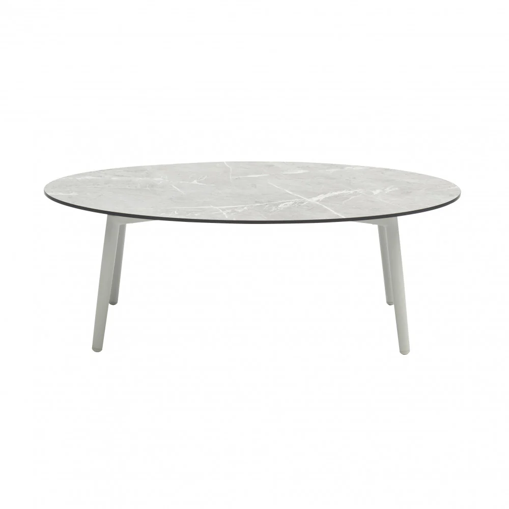 Salotto giardino 3 posti con cuscini inclusi e struttura in alluminio rivestimento in corda Lysandre - immagine 9