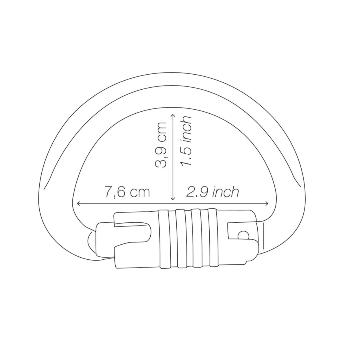 PETZL | OMNI - Moschettone semicircolare multidirezionale - immagine 6