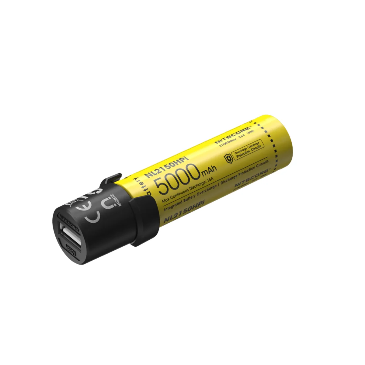 NITECORE | 21700 INTELLIGENT BATTERY SYSTEM - Batteria Li-ion 21700 da 5000 mAh più addon - immagine 5