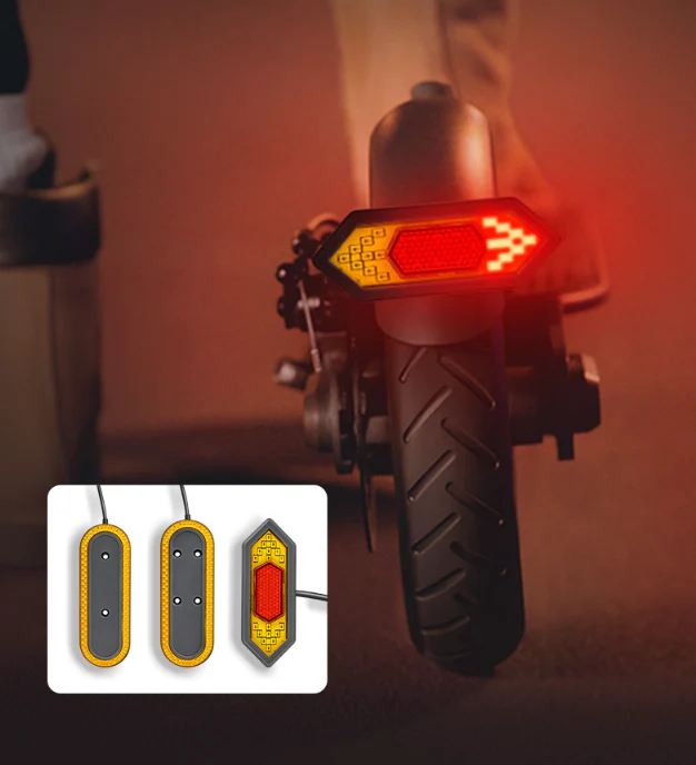 Indicatore di direzione per monopattini elettrici accessorio per Xiaomi pro 2/ M365/ M365pro - immagine 8