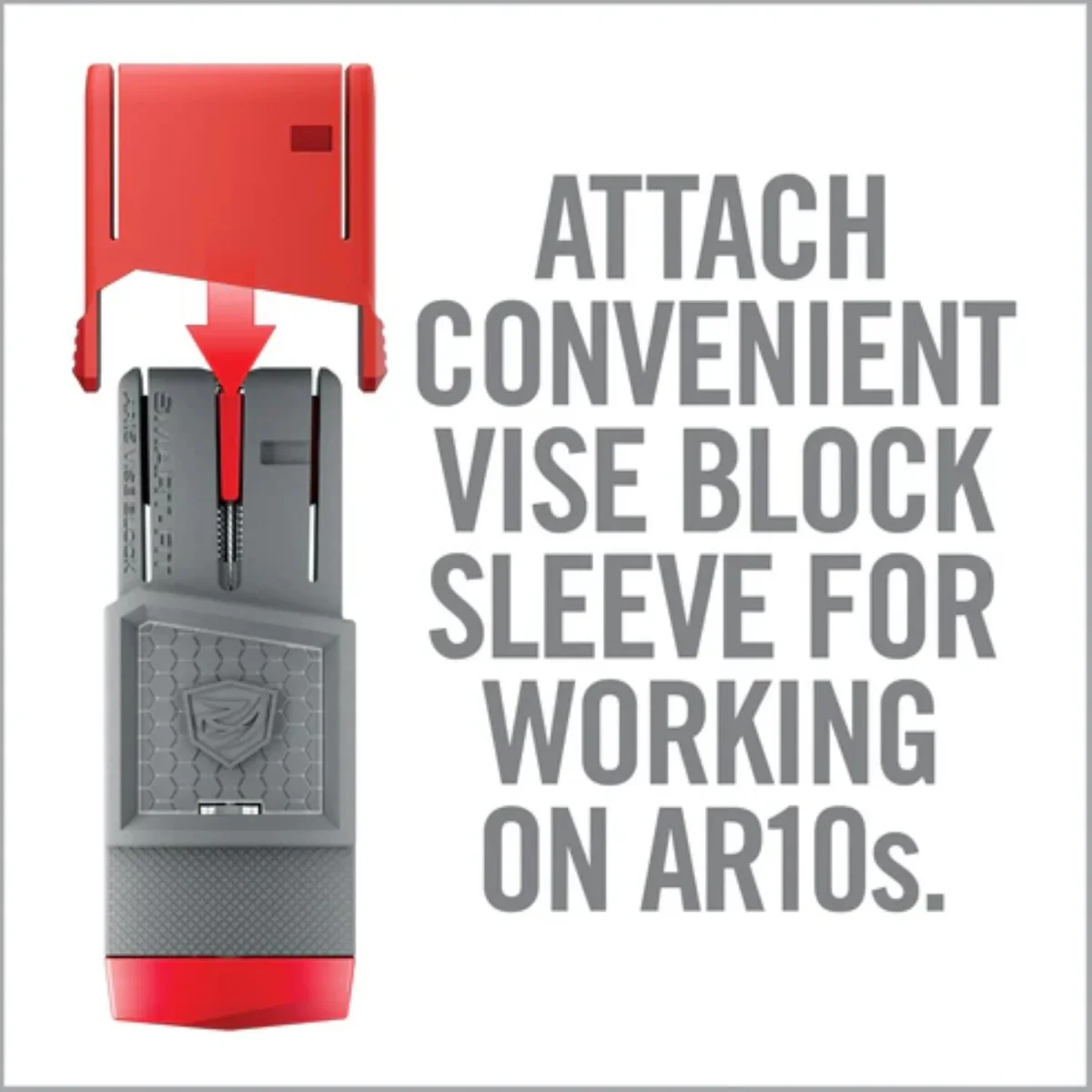 REAL AVID | SMART-FIT AR-15 VISE BLOCK WITH SLEEVE FOR AR10- Sistema di blocco per AR-15 - immagine 3