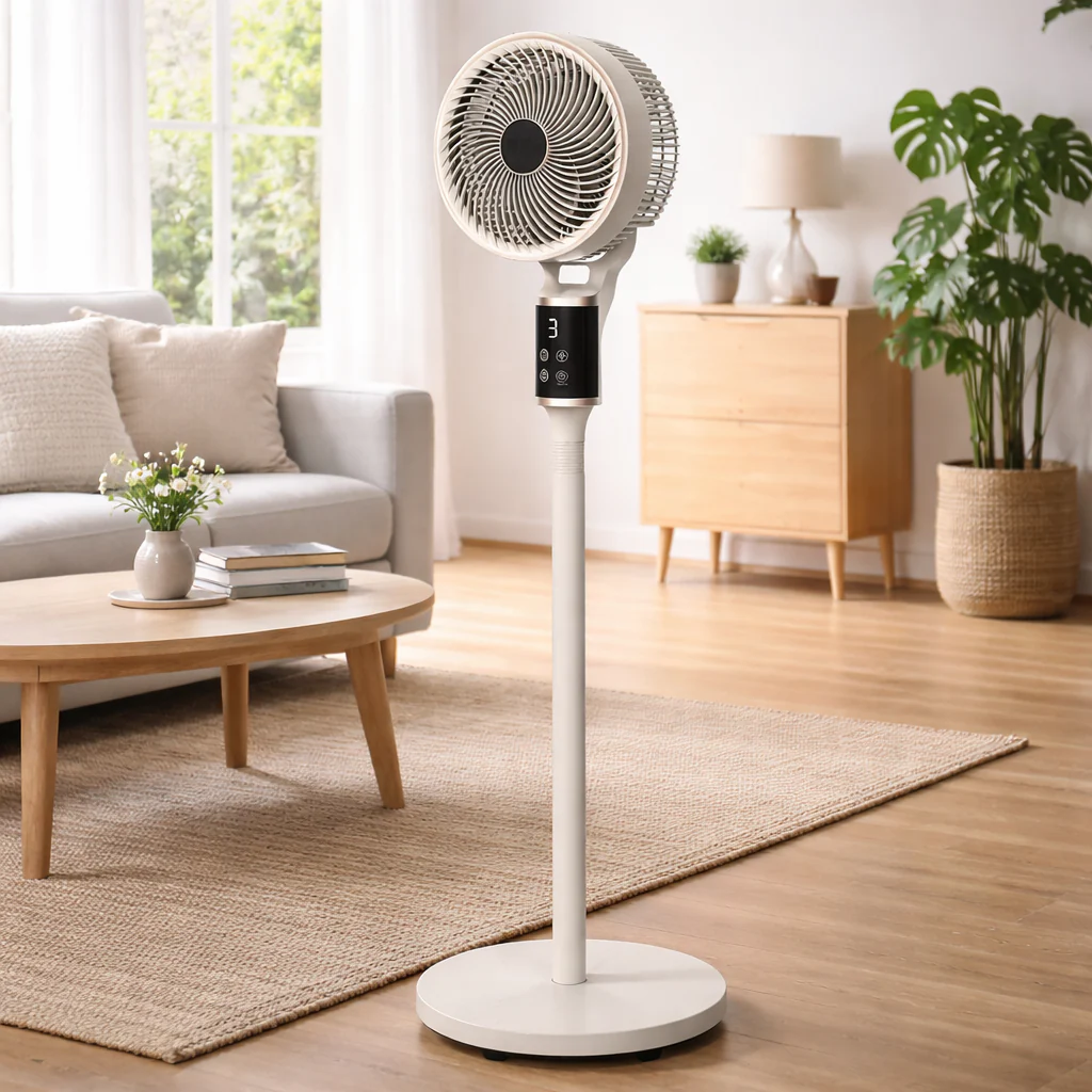Ventilatore a piantana 40 Watt con telecomando e timer mini H123 cm - immagine 3