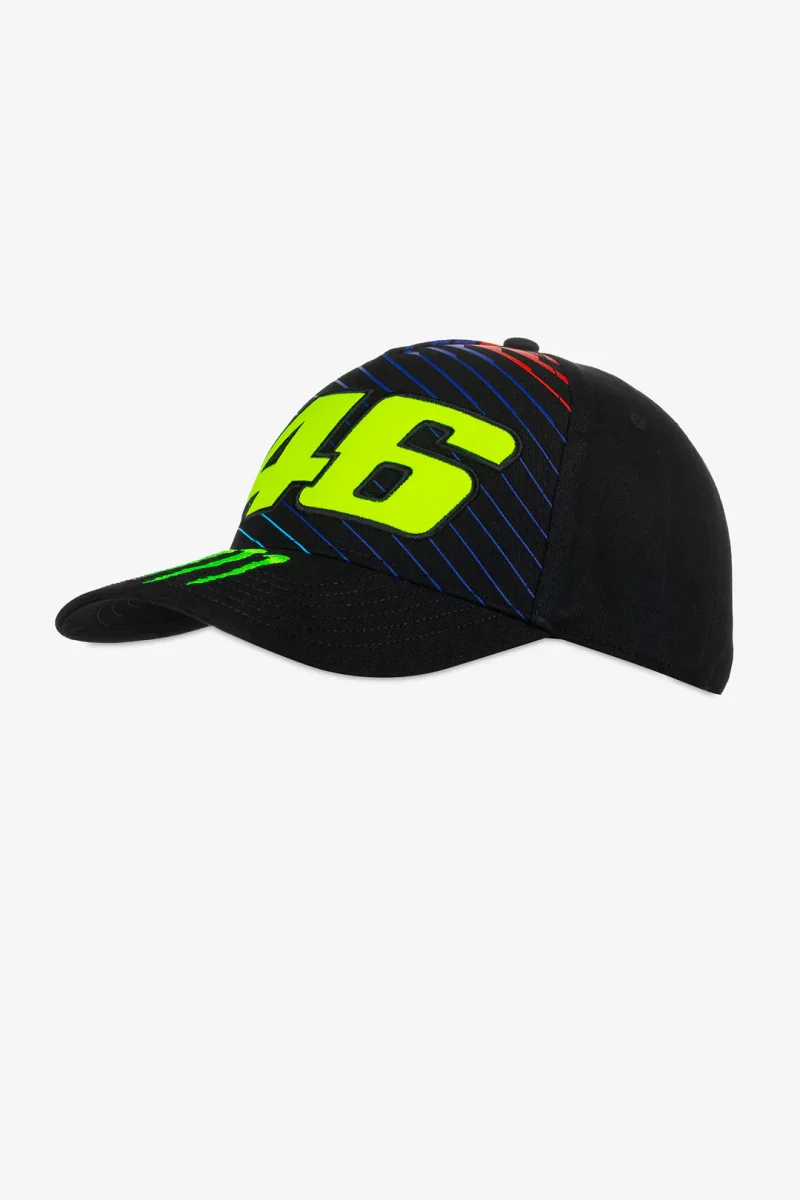 CAPPELLINO CON VISIERA CURVA VR46 MONSTER 46 - immagine 2