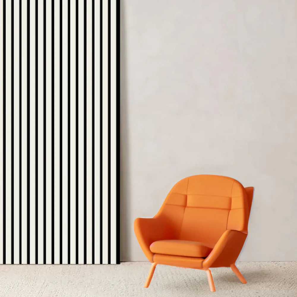 4 pannelli fonoassorbenti decorativi flessibili in mdf per uso interno bianco 60x275 cm - immagine 5