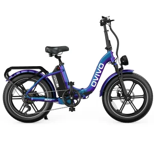 OVIVO NEO C2 | Bicicletta Elettrica Pieghevole | Versatile | Motore BAFANG 250W | 48V 18Ah | Freni Idraulici | 25km/h | Autonomia 90-120Km | GARANZIA ITALIANA