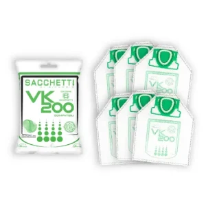 Sacchetti per Folletto VK200 VK220s guarnizione bianca – 6 PEZZI