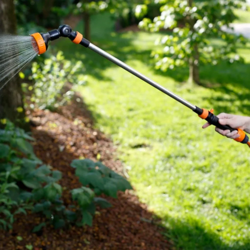 Bagnafiori multigetto 8 getti su prolunga 80 cm con rubinetto per regolazione della portata - immagine 3