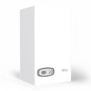 Caldaia istantanea a camera aperta 25 Kw A con pannello comandi e interfaccia utente a display, con tasti di impostazione gpl e metano 40x33xH70 cm Divatech D Ln
