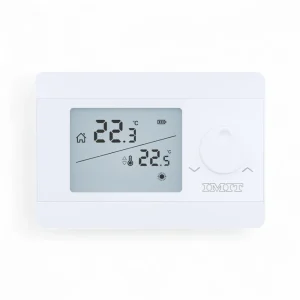 Termostato ambiente digitale con display LCD retroilluminato Silver Ta/Rf S