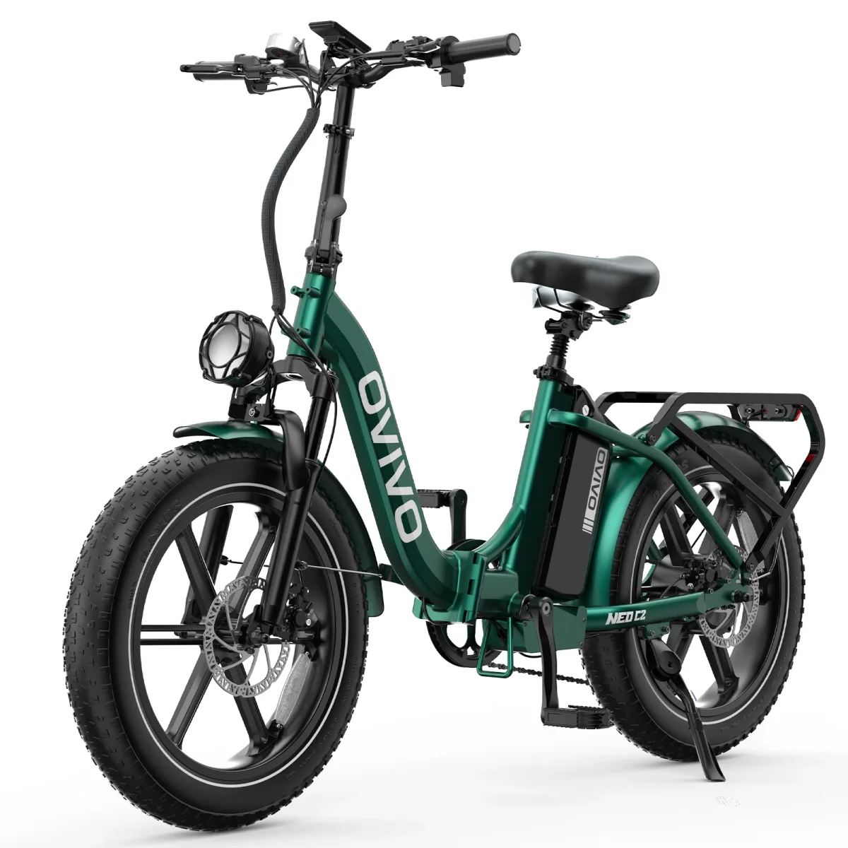 OVIVO NEO C2 | Bicicletta Elettrica Pieghevole | Versatile | Motore BAFANG 250W | 48V 18Ah | Freni Idraulici | 25km/h | Autonomia 90-120Km | GARANZIA ITALIANA - immagine 5