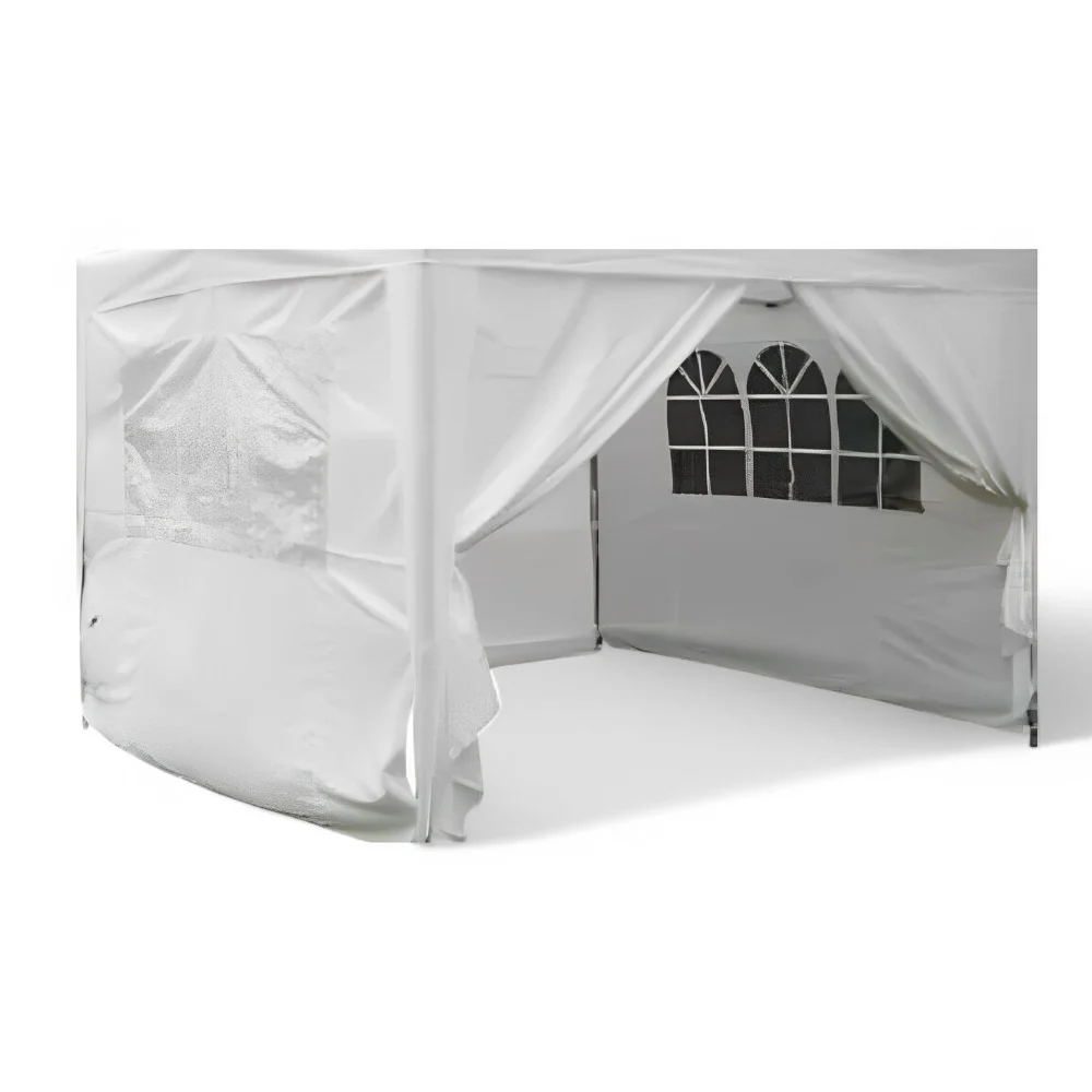 Set pareti in poliestere con porta e finestra per gazebo - immagine 3