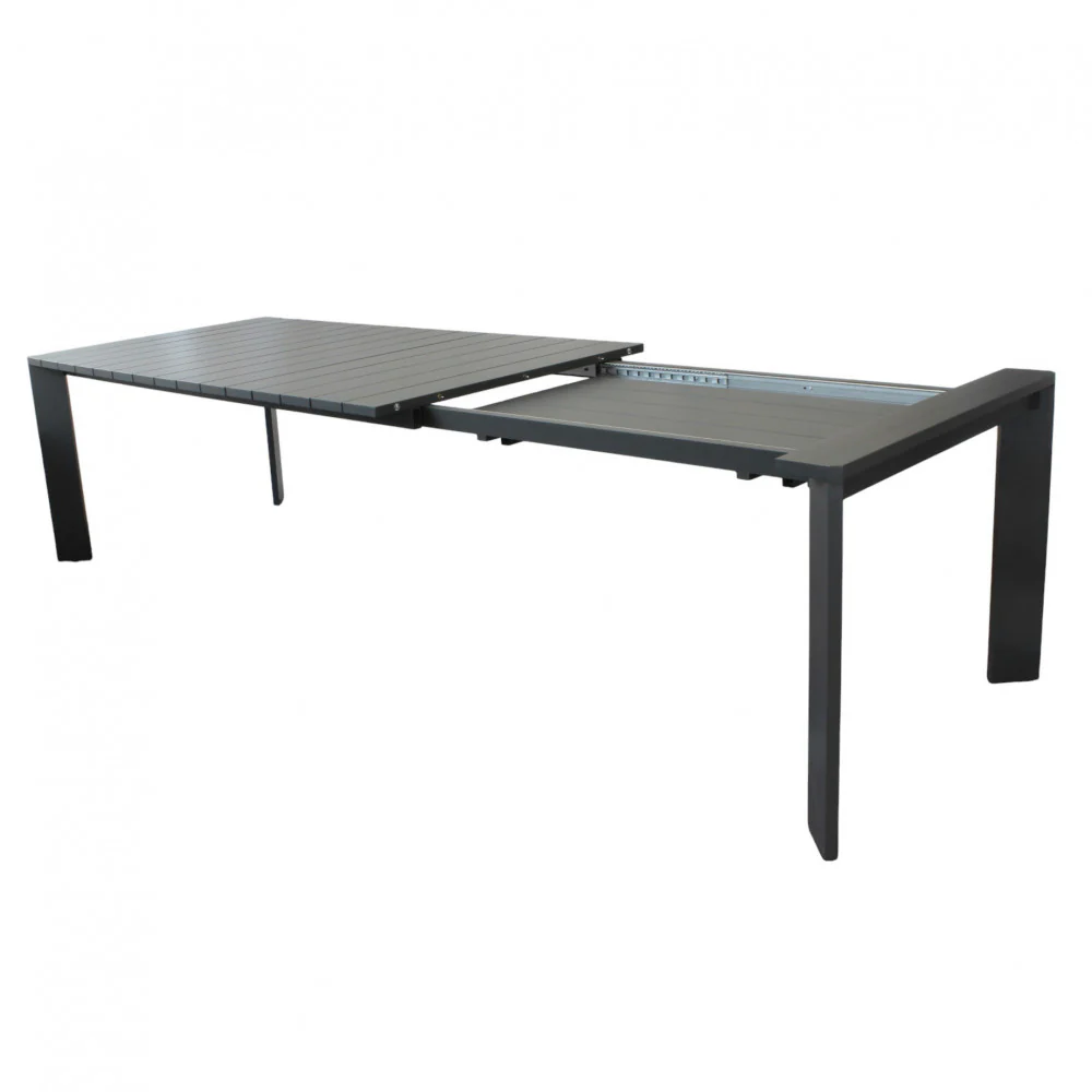Tavolo allungabile con struttura in alluminio 200/250x100xH75 cm Brollin - immagine 5