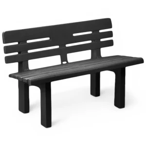 Panchina per esterno in polipropilene 110x52xH71 cm Genziana