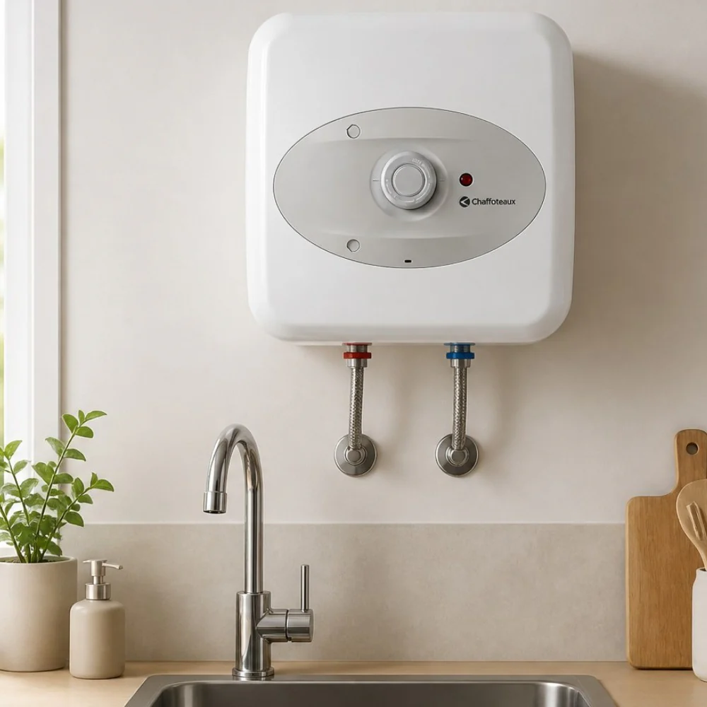 Scaldabagno elettrico sopralavello 15 litri in alluminio classe energetica A - immagine 3
