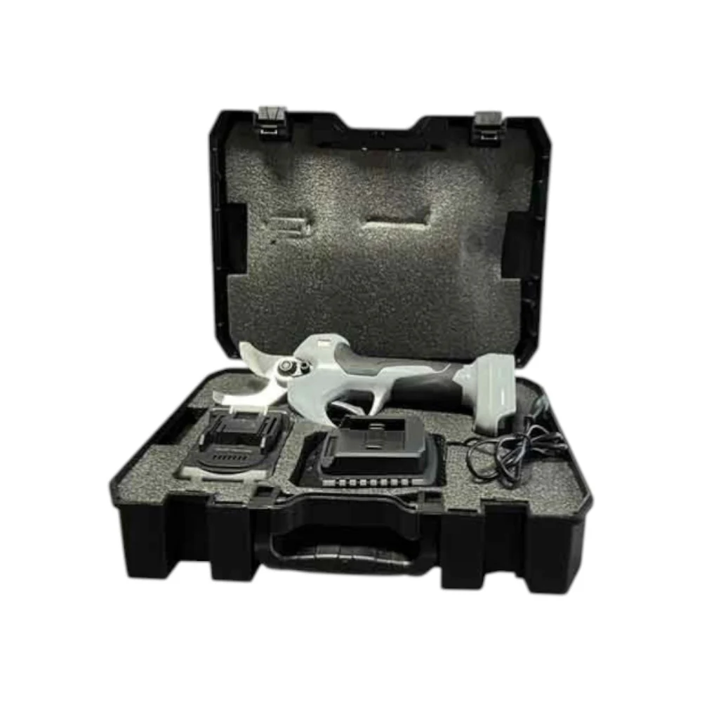 Forbice cesoia da pota a batteria litio taglio 4 cm - immagine 3