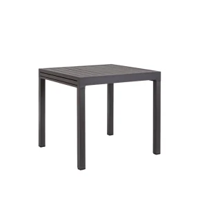 Tavolo quadrato allungabile in alluminio 75/150x75xH77 cm Hacar