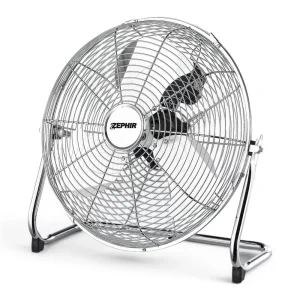 Ventilatore da terra inclinabile 120 Watt con 3 pale in alluminio 54x19xH55 cm