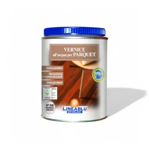 Vernice all'acqua per parquet trasparente semilucida 750 ml HP 3040
